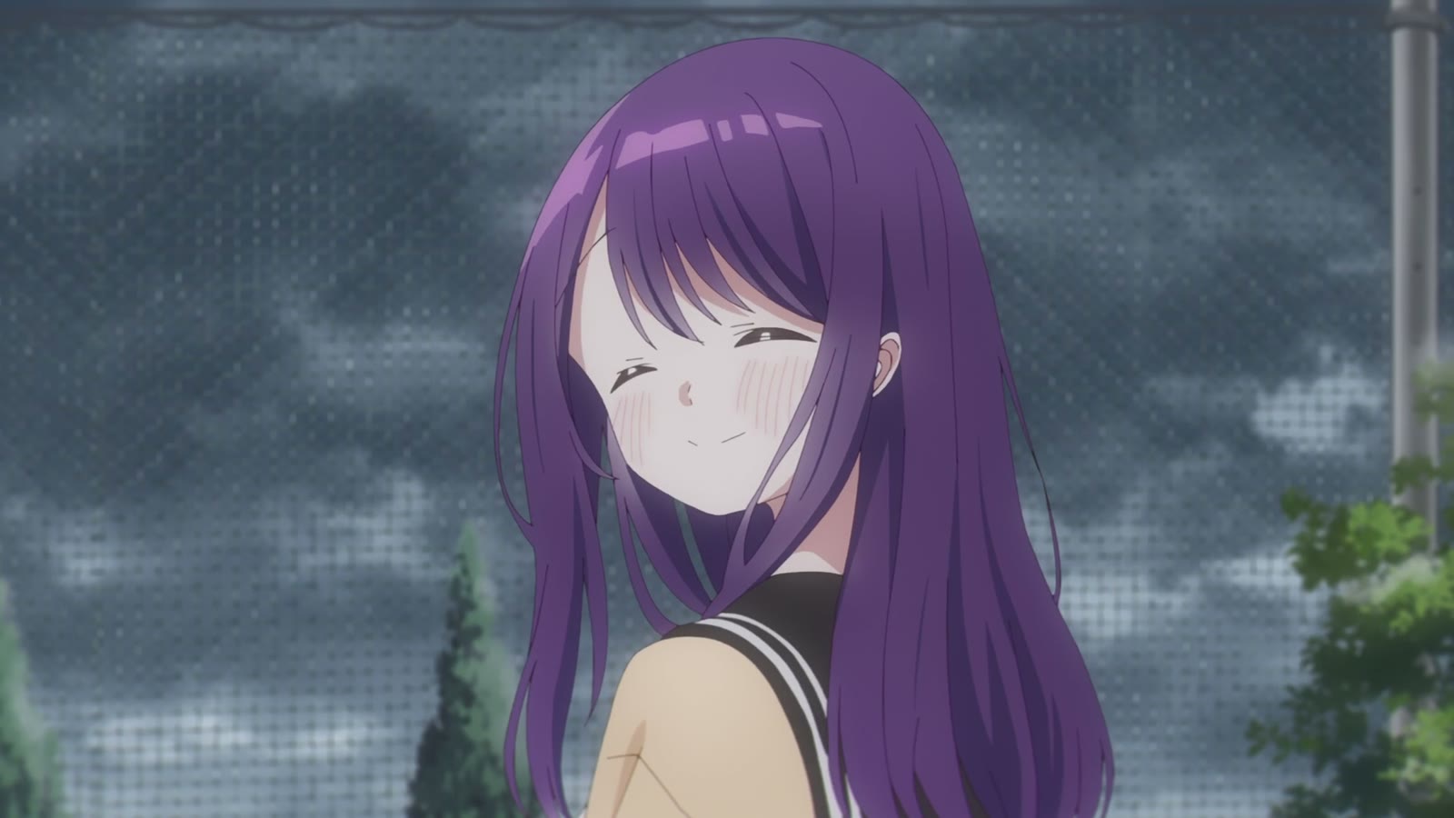 久保渚咲 · 雨幕里的笑